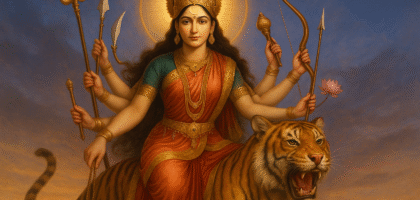 Maa Katyayani: Embodiment of Courage, Strength, and Devotion